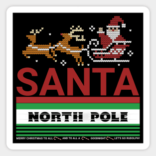 Santa From The North Pole Magnet